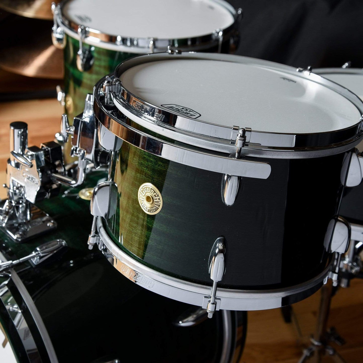 Gretsch 135th Anniversary 12/14/18/5x14 4pc. Drum Kit Emerald Green Drums and Percussion / Acoustic Drums / Full Acoustic Kits