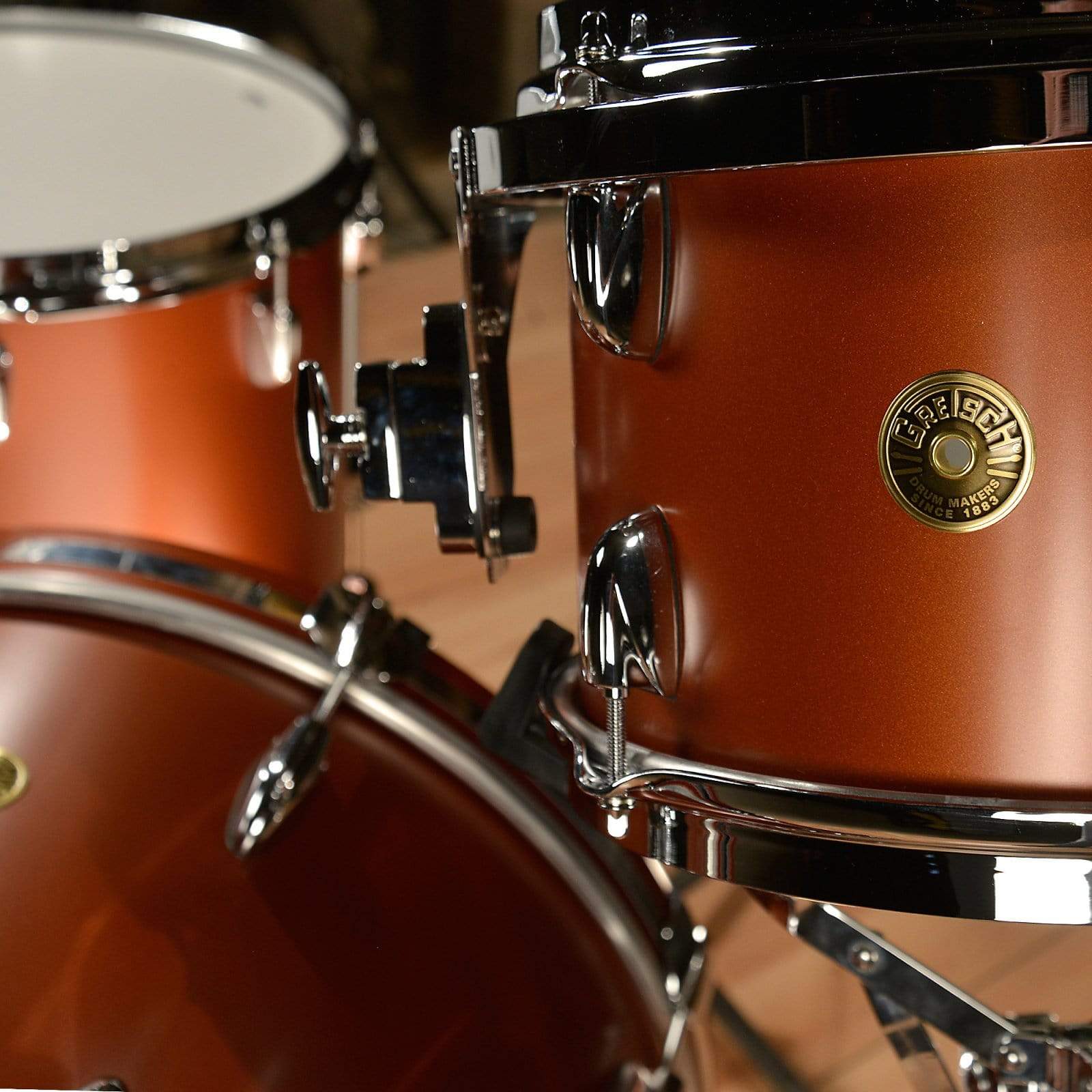 Gretsch Broadkaster 12/14/20 3pc. Drum Kit Satin Copper Drums and Percussion / Acoustic Drums / Full Acoustic Kits