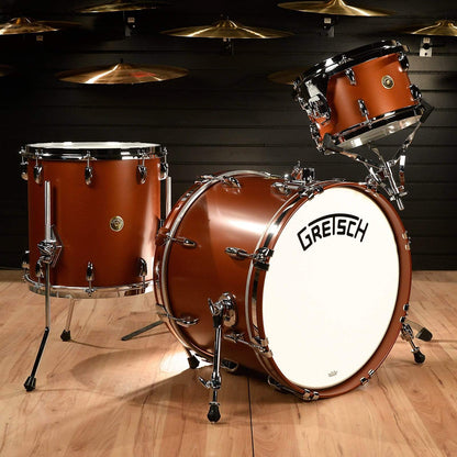 Gretsch Broadkaster 12/14/20 3pc. Drum Kit Satin Copper Drums and Percussion / Acoustic Drums / Full Acoustic Kits