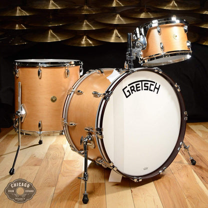 Gretsch Broadkaster 12/16/22 3pc. Drum Kit Satin Classic Maple Drums and Percussion / Acoustic Drums / Full Acoustic Kits