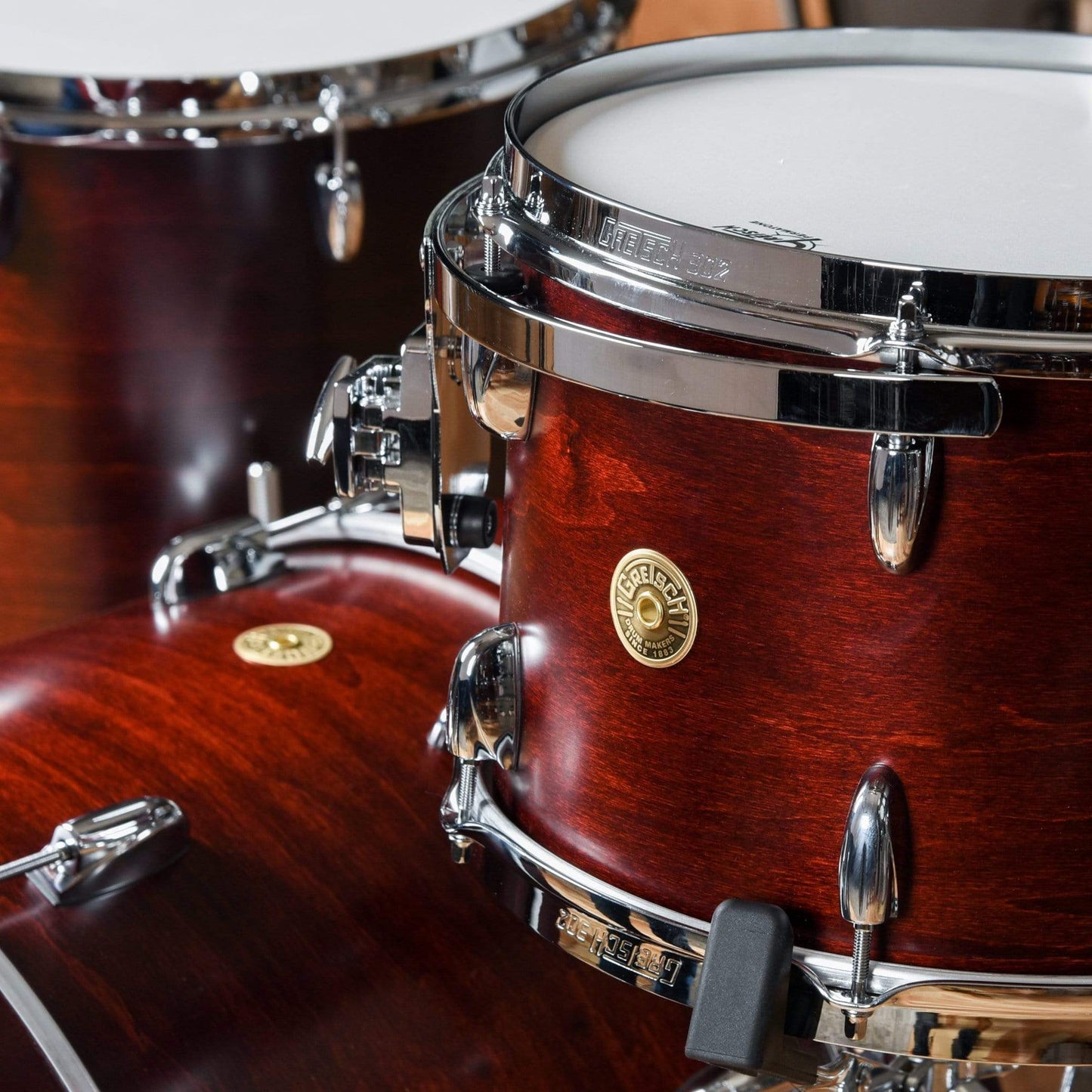 Gretsch Broadkaster 13/16/22 3pc. Drum Kit Satin Walnut Drums and Percussion / Acoustic Drums / Full Acoustic Kits