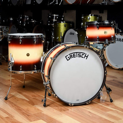 Gretsch Broadkaster 13/16/24 3pc. Drum Kit Satin Tobacco/White Burst Drums and Percussion / Acoustic Drums / Full Acoustic Kits