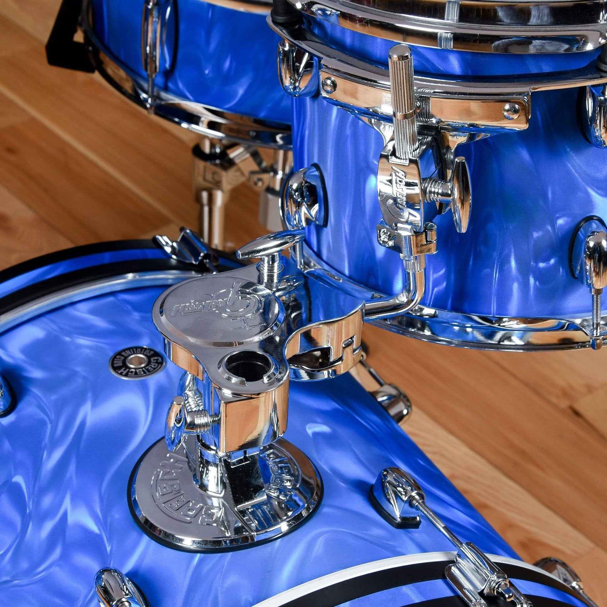 Gretsch Catalina Club 12/14/18/5x14 4pc. Drum Kit Blue Satin Flame Drums and Percussion / Acoustic Drums / Full Acoustic Kits