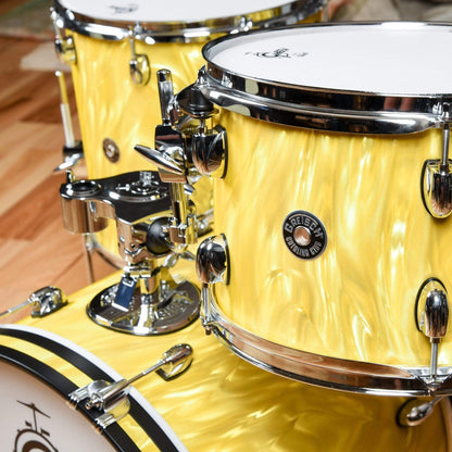 Gretsch Catalina Club 12/14/18/5x14 4pc. Drum Kit Yellow Satin Flame Drums and Percussion / Acoustic Drums / Full Acoustic Kits