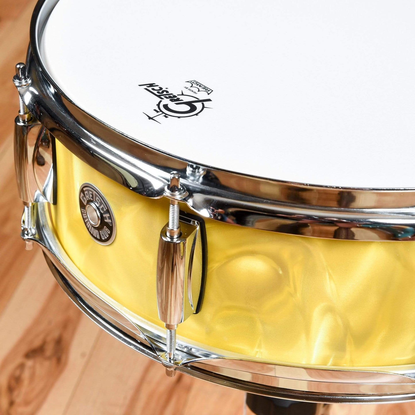 Gretsch Catalina Club 12/14/18/5x14 4pc. Drum Kit Yellow Satin Flame Drums and Percussion / Acoustic Drums / Full Acoustic Kits