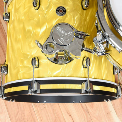 Gretsch Catalina Club 12/14/18/5x14 4pc. Drum Kit Yellow Satin Flame Drums and Percussion / Acoustic Drums / Full Acoustic Kits