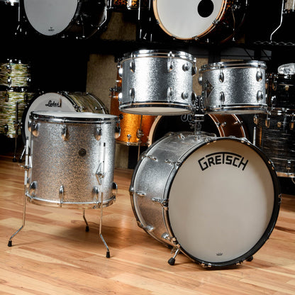 Gretsch Drums Gretsch Rock n Roll Outfit 1960's 12/13/16/22 Silver Sparkle Drums and Percussion / Acoustic Drums / Full Acoustic Kits