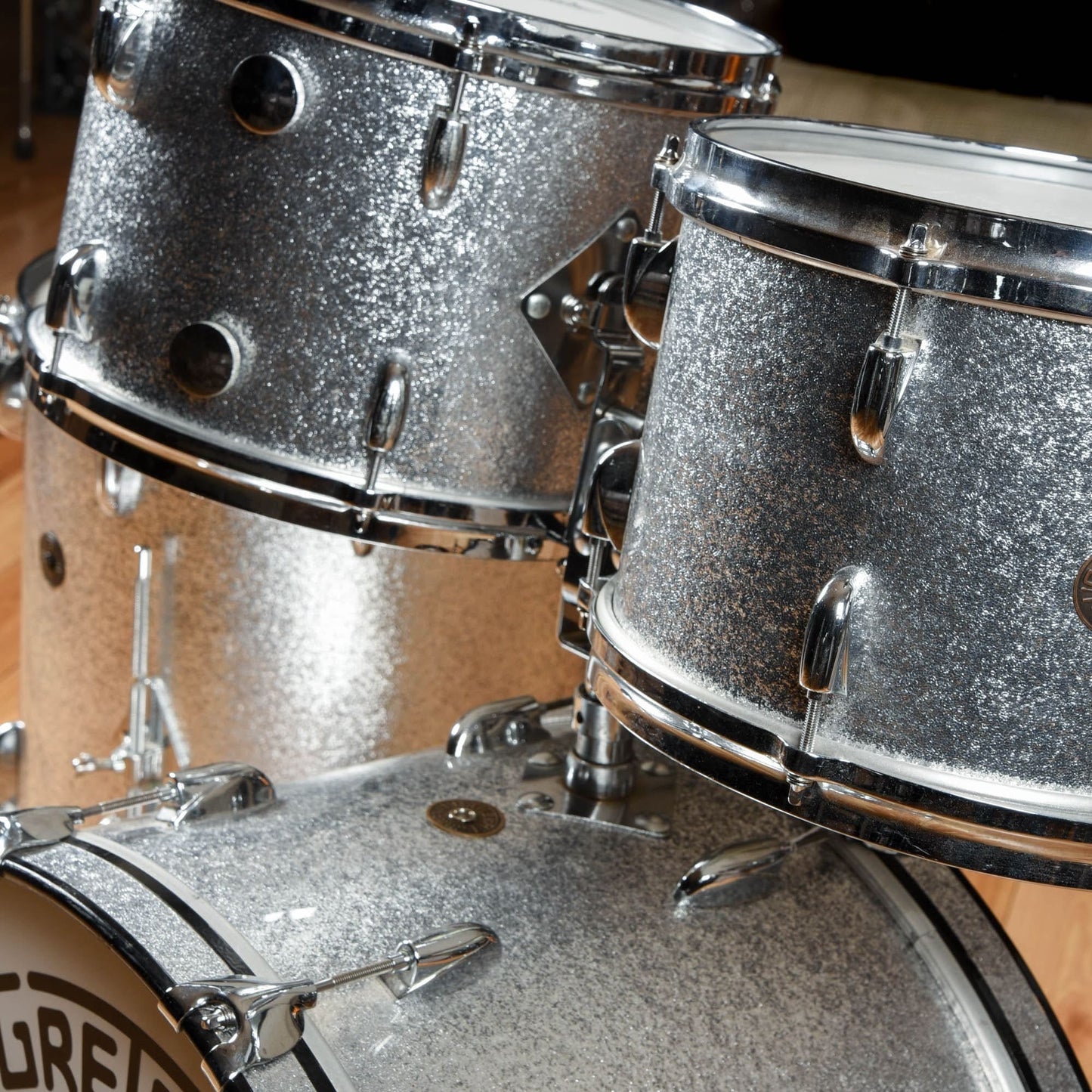 Gretsch Drums Gretsch Rock n Roll Outfit 1960's 12/13/16/22 Silver Sparkle Drums and Percussion / Acoustic Drums / Full Acoustic Kits