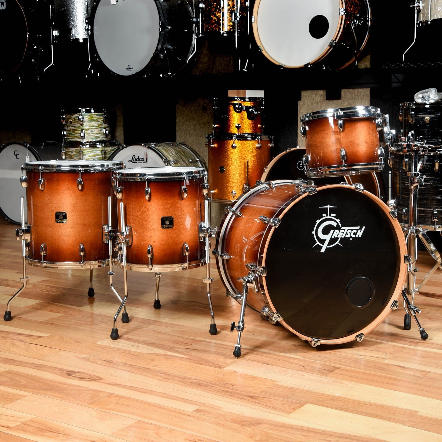 Gretsch Drums Renown 12/14/16/22 Autumn Burst  2009 Drums and Percussion / Acoustic Drums / Full Acoustic Kits