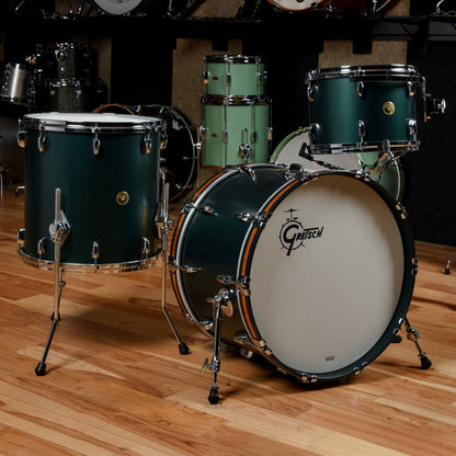 Gretsch USA Custom 13/16/22 3pc. Drum Kit Satin Cadillac Green Drums and Percussion / Acoustic Drums / Full Acoustic Kits