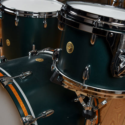 Gretsch USA Custom 13/16/22 3pc. Drum Kit Satin Cadillac Green Drums and Percussion / Acoustic Drums / Full Acoustic Kits