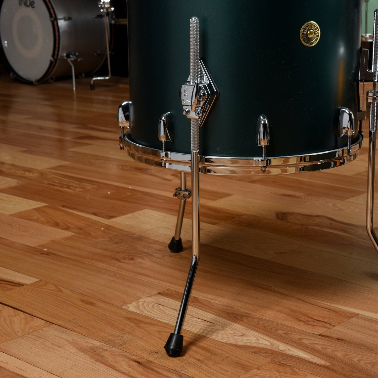 Gretsch USA Custom 13/16/22 3pc. Drum Kit Satin Cadillac Green Drums and Percussion / Acoustic Drums / Full Acoustic Kits