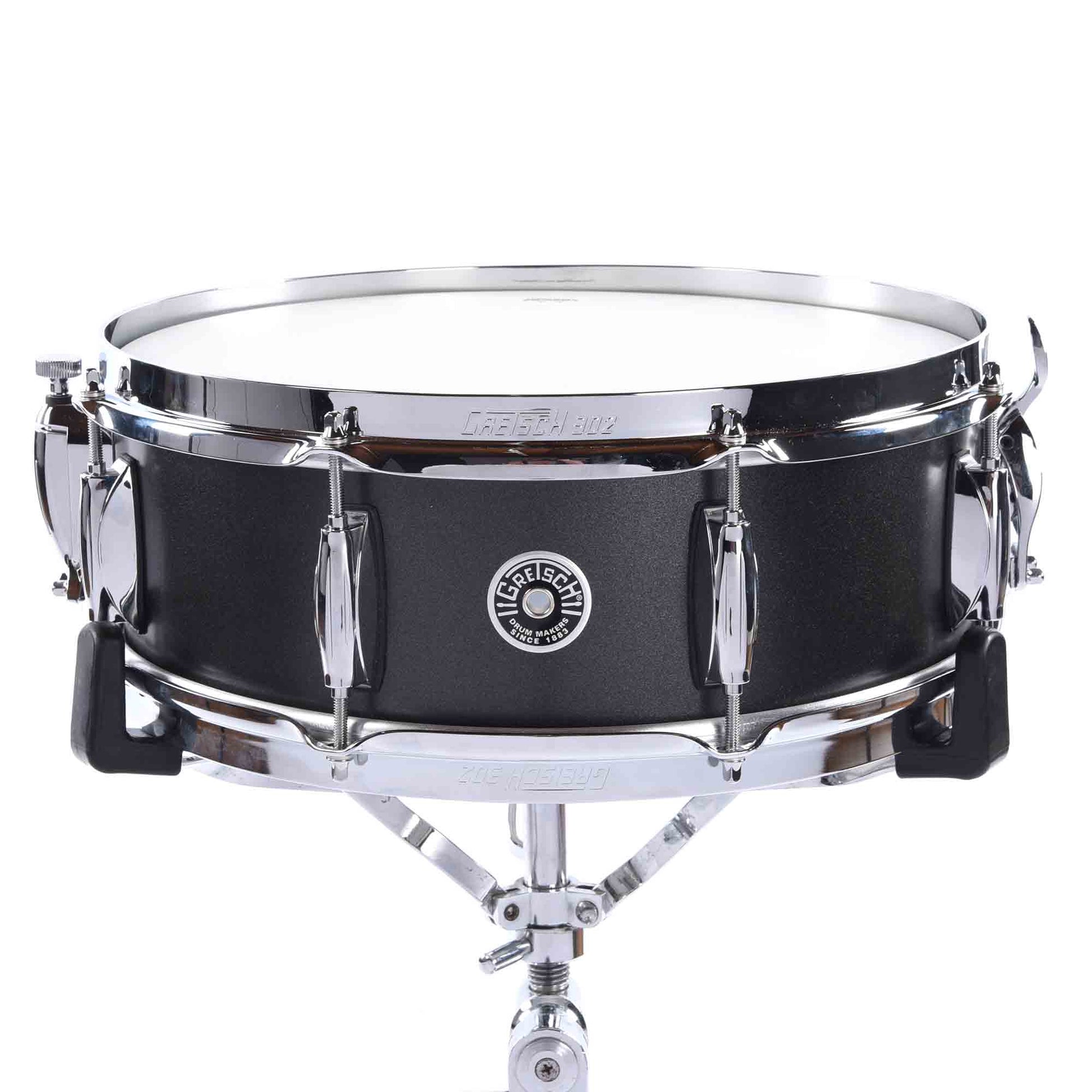 Gretsch 5x14 Brooklyn Snare Drum Satin Black Metallic Drums and Percussion / Acoustic Drums / Snare