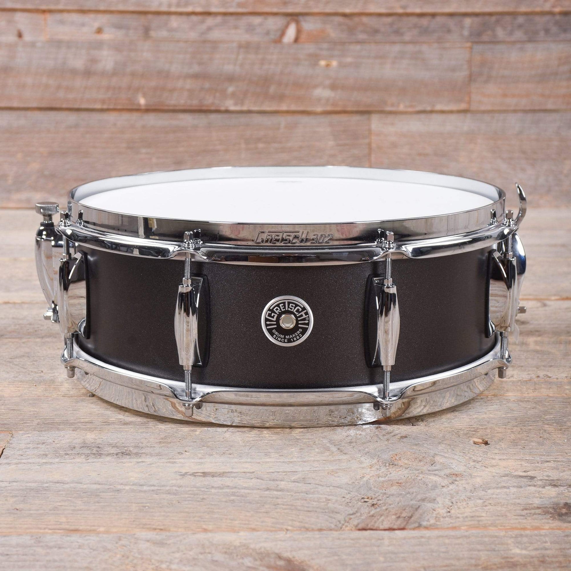 Gretsch 5x14 Brooklyn Snare Drum Satin Black Metallic Drums and Percussion / Acoustic Drums / Snare