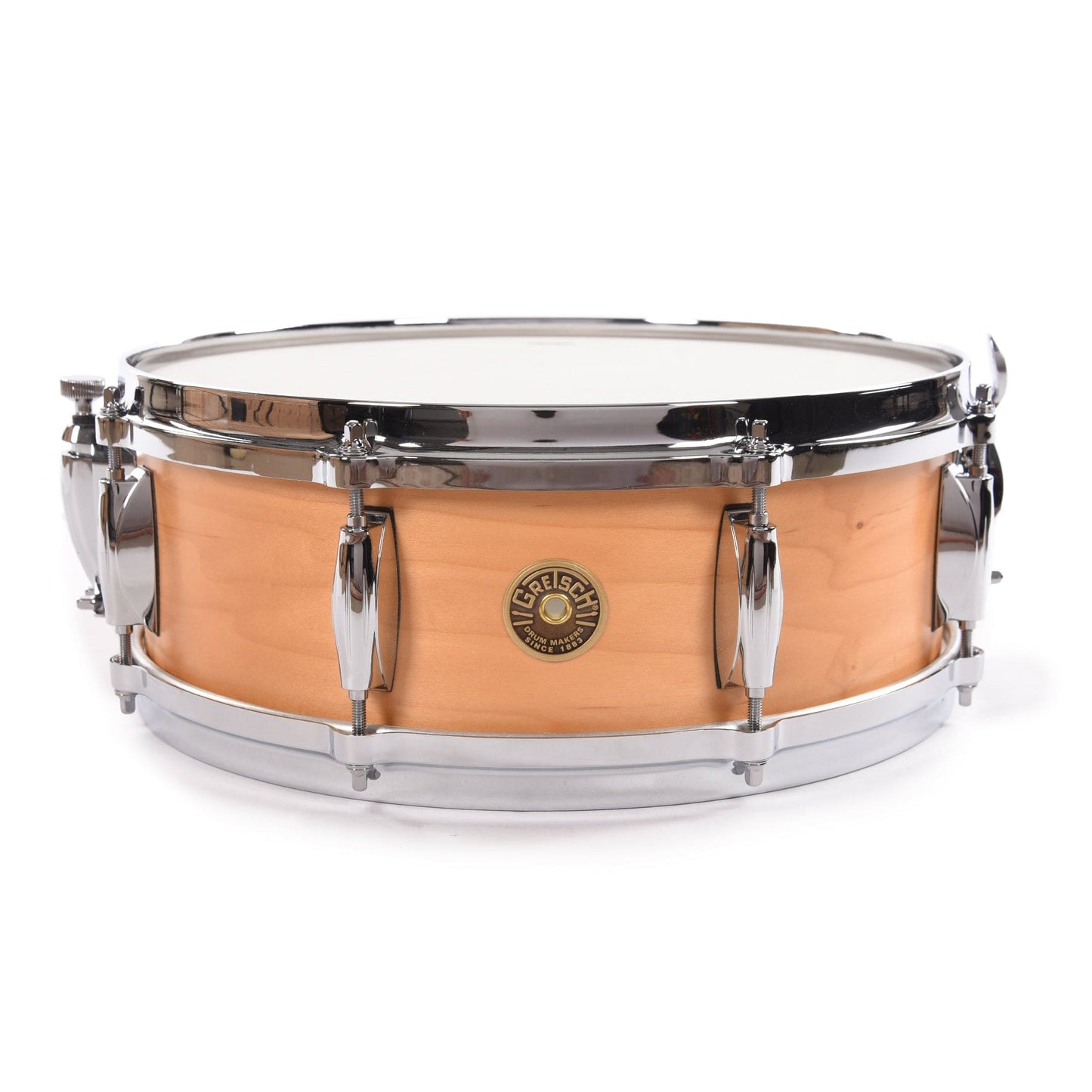 Gretsch 5x14 USA Custom Ridgeland Snare Drum Natural Satin Lacquer Drums and Percussion / Acoustic Drums / Snare