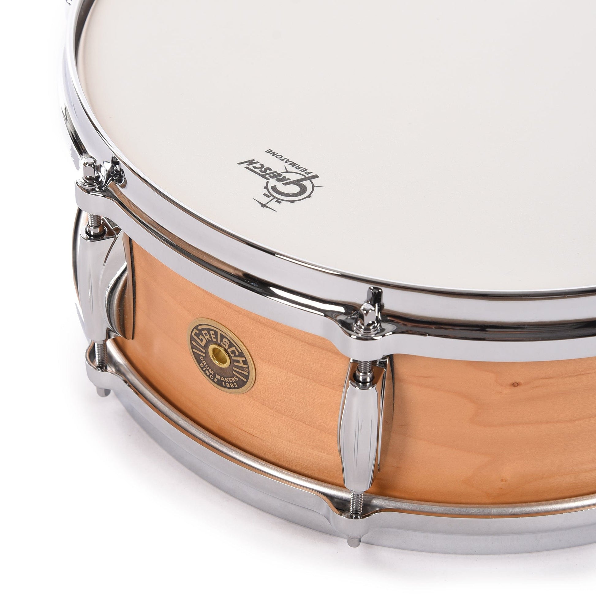 Gretsch 5x14 USA Custom Ridgeland Snare Drum Natural Satin Lacquer Drums and Percussion / Acoustic Drums / Snare