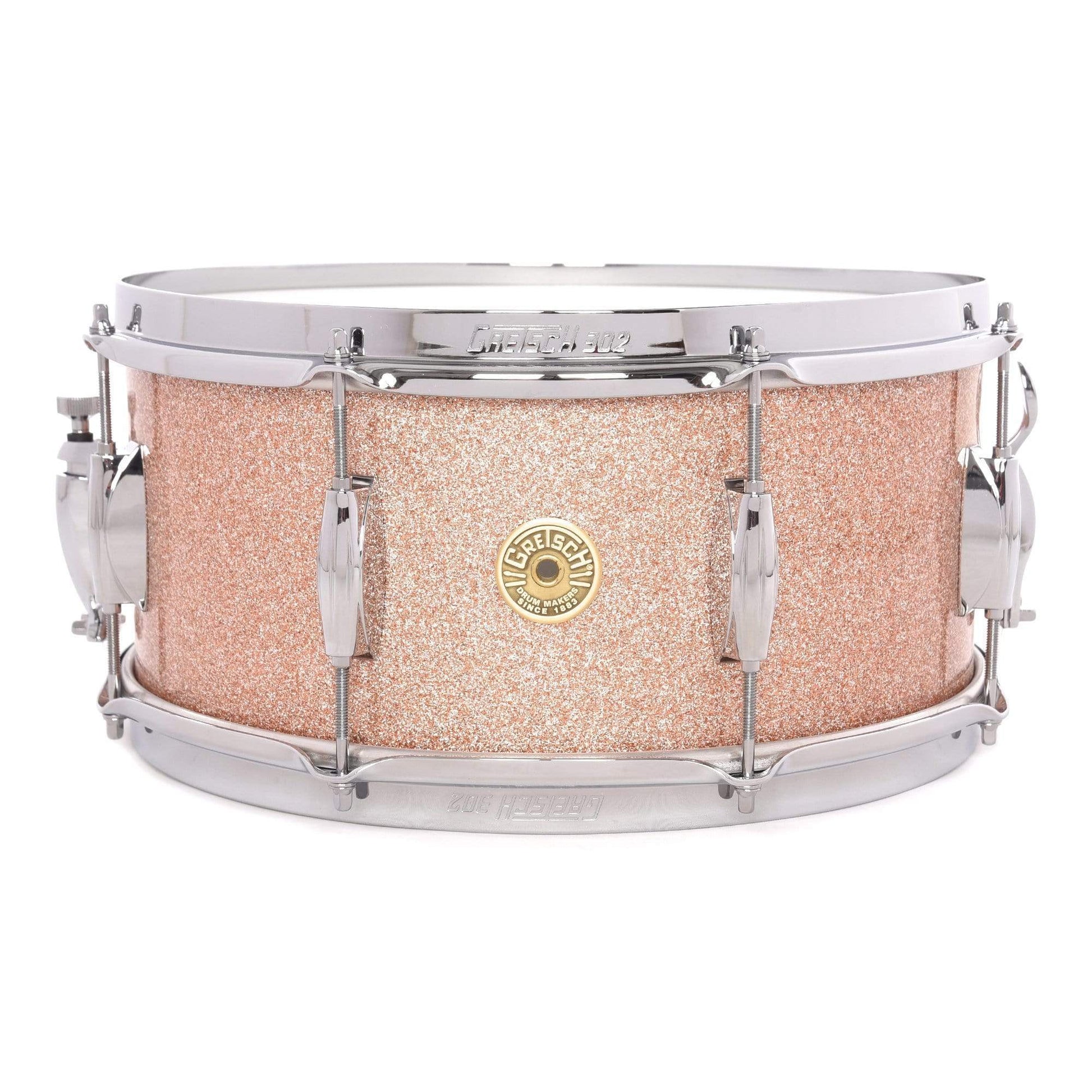 Gretsch 6.5x14 Broadkaster Snare Drum Champagne Sparkle Drums and Percussion / Acoustic Drums / Snare