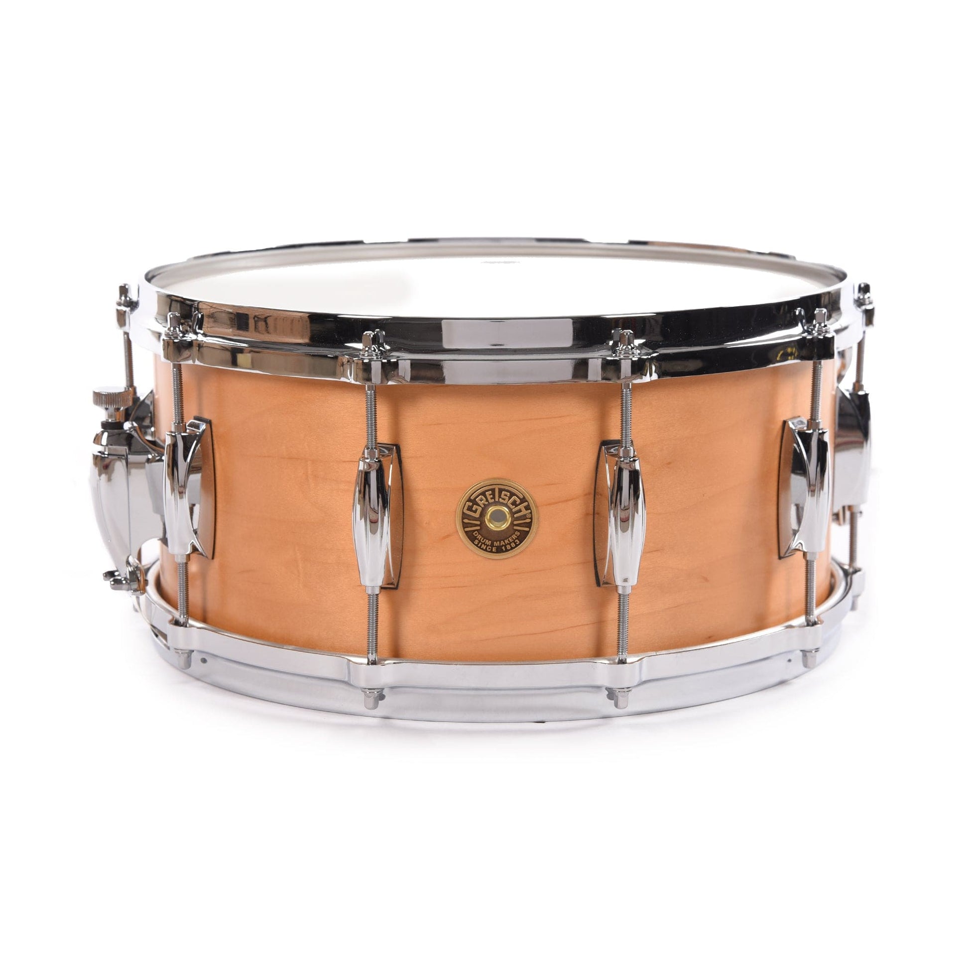 Gretsch 6.5x14 USA Custom Ridgeland Snare Drum Satin Natural Drums and Percussion / Acoustic Drums / Snare