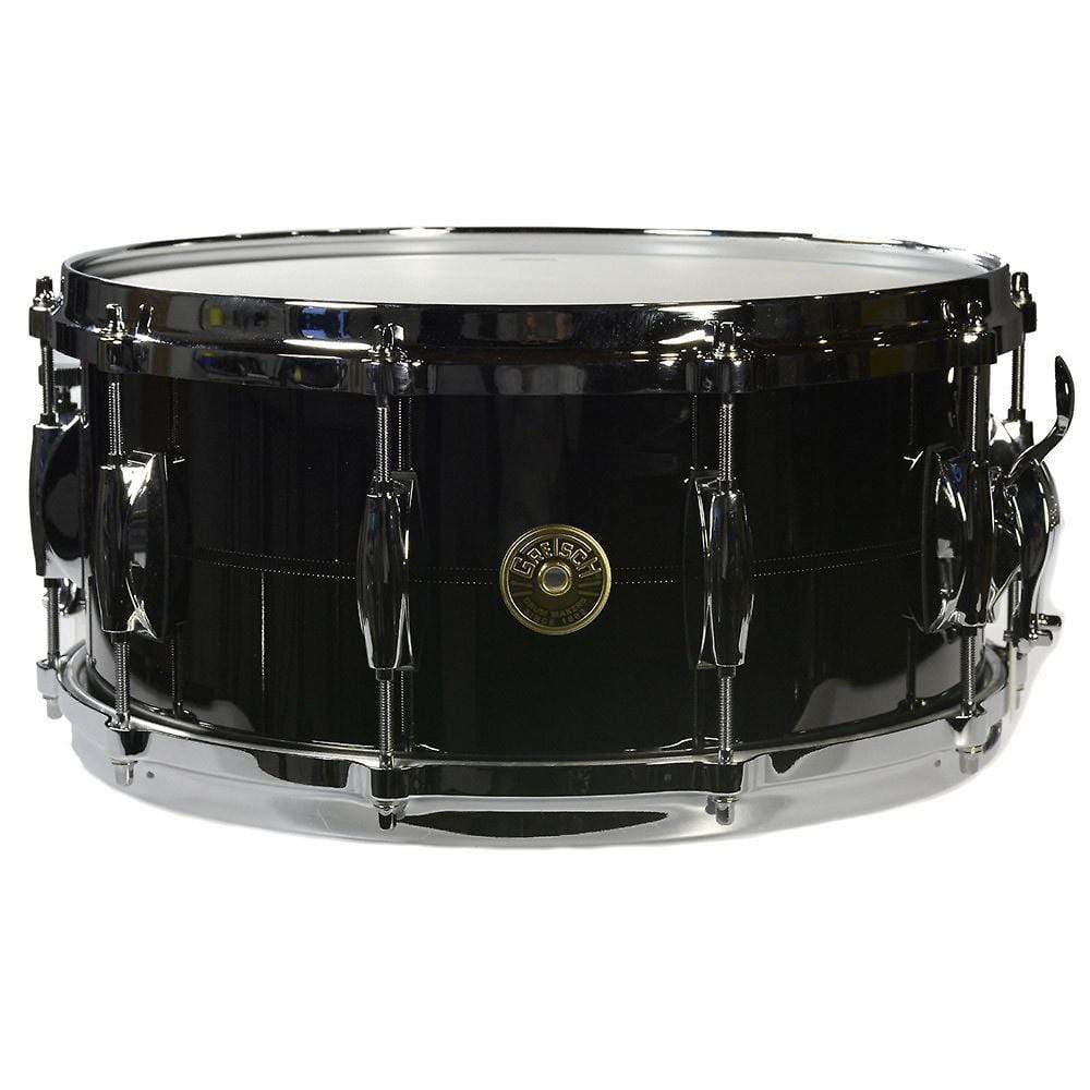 Gretsch 6.5x14 USA G-4000 Black Nickel Over Solid Steel Snare Drum Drums and Percussion / Acoustic Drums / Snare