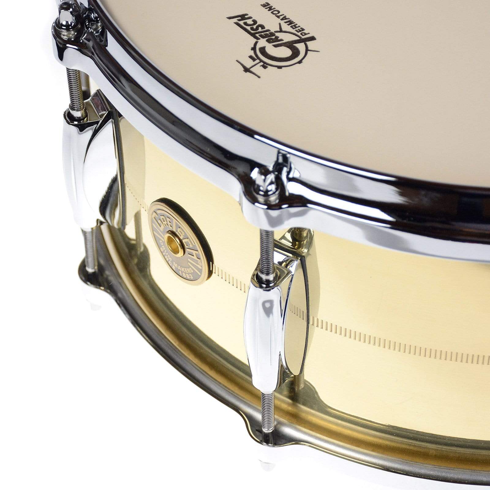 Gretsch 6.5x14 USA G-4000 Solid Spun Brass Snare Drum Drums and Percussion / Acoustic Drums / Snare