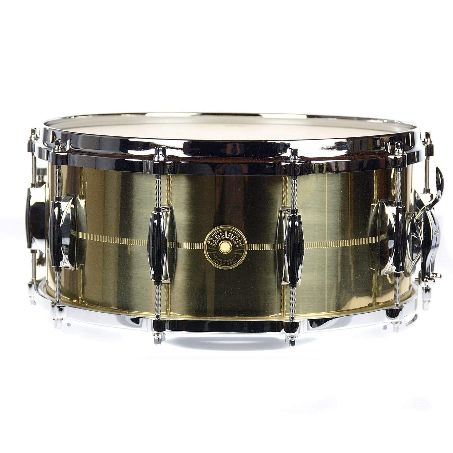 Gretsch 6.5x14 USA G-4000 Solid Spun Brass Snare Drum Drums and Percussion / Acoustic Drums / Snare