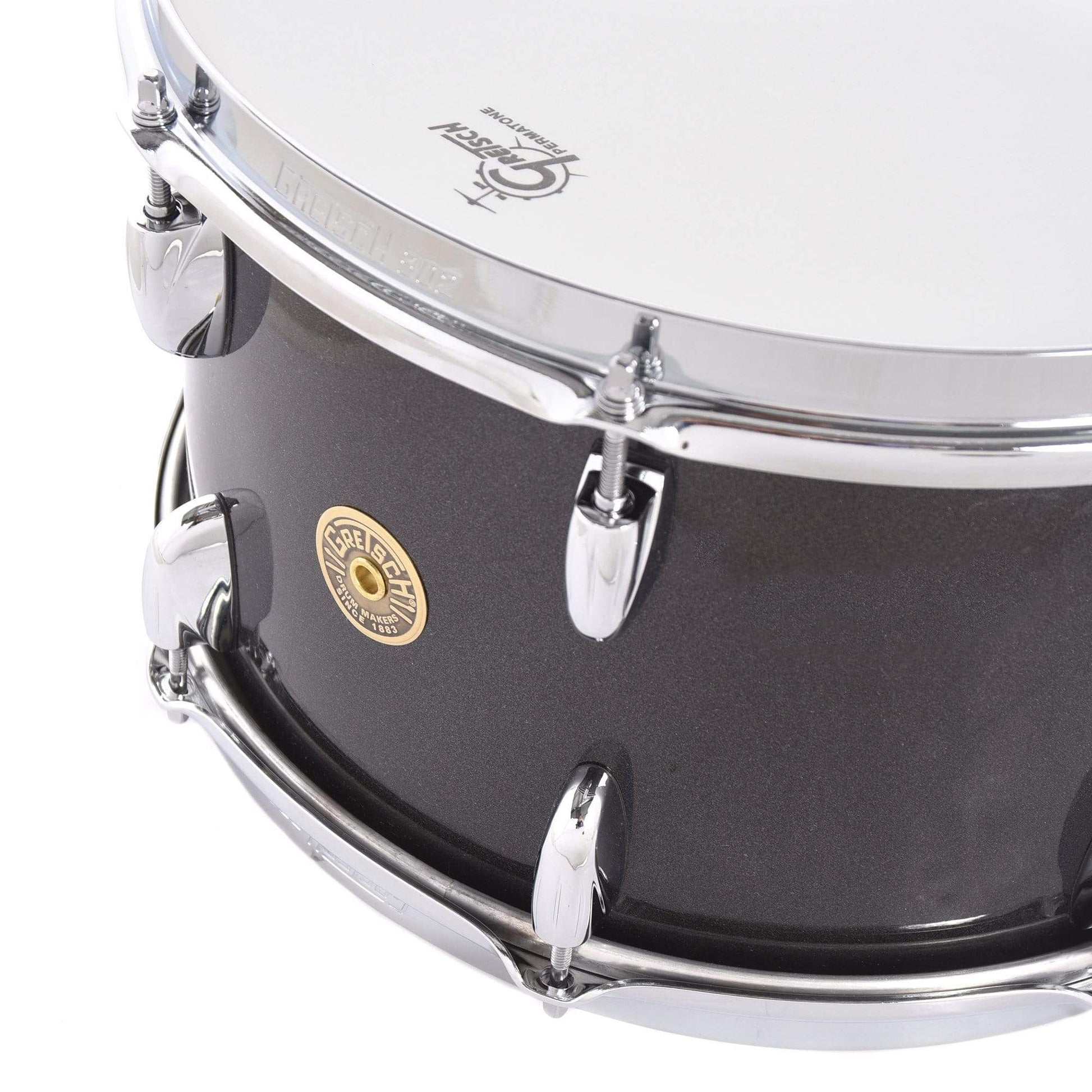 Gretsch 8x14 Broadkaster Snare Drum Gloss Black Metallic Drums and Percussion / Acoustic Drums / Snare