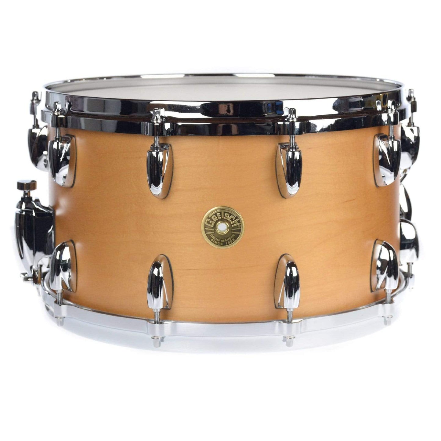 Gretsch 8x14 USA Custom 10-Lug Snare Drum Millenium Maple Gloss Lacquer Drums and Percussion / Acoustic Drums / Snare