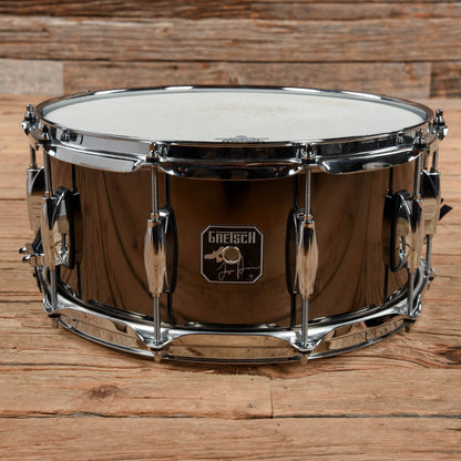 Gretsch Drums 6x14 Taylor Hawkins Signature Snare Drum Black Steel USED Drums and Percussion / Acoustic Drums / Snare