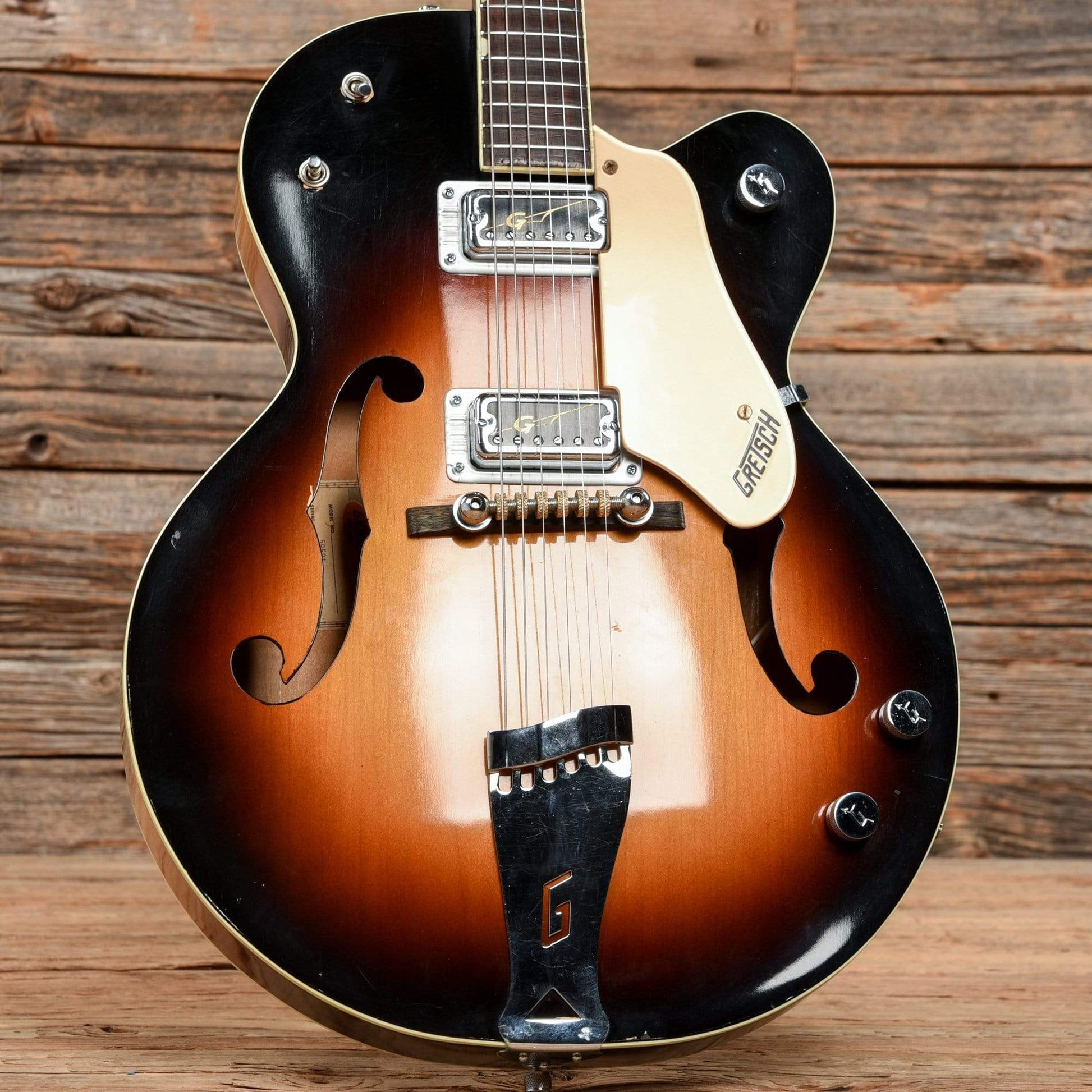 Gretsch 6117 Double Anniversary Sunburst 1963 Electric Guitars / Hollow Body