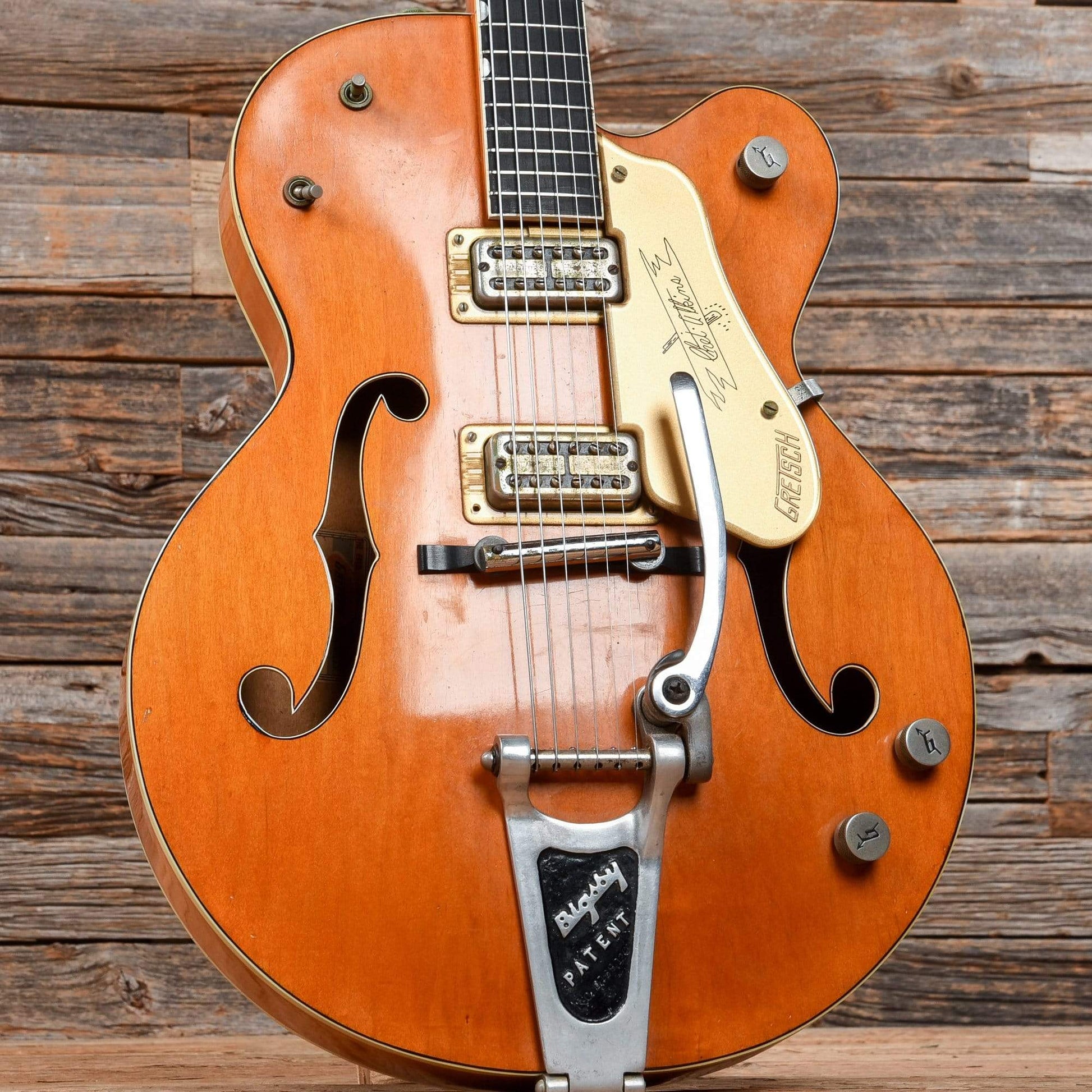 Gretsch 6120 Chet Atkins Hollowbody Orange 1958 Electric Guitars / Hollow Body