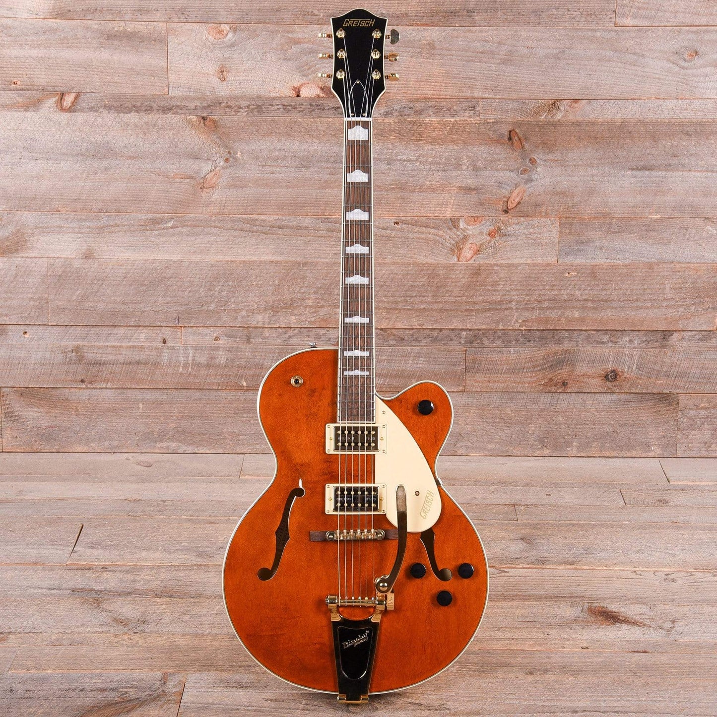 Gretsch G2410TG Streamliner Hollow Body Single-Cut and Gold Hardware Single Barrel w/Bigsby Electric Guitars / Hollow Body