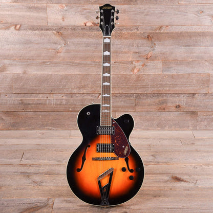 Gretsch G2420 Streamliner Hollow Body Aged Brooklyn Burst w/V-Stoptail & Broad'Tron Pickups Electric Guitars / Hollow Body