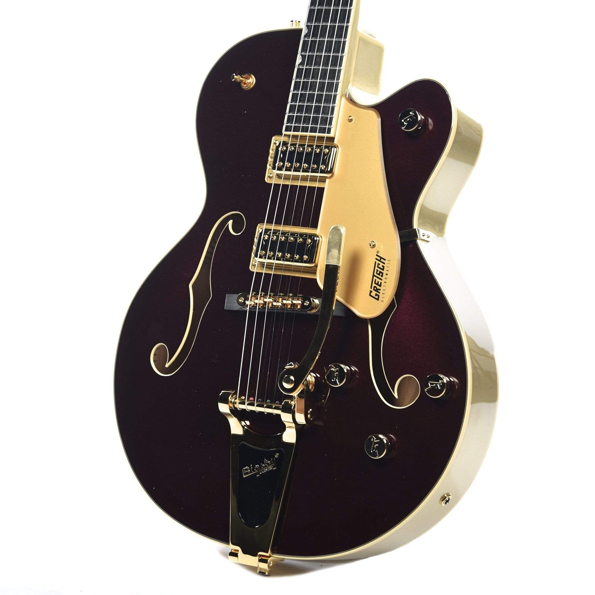 Gretsch G5420TG Electromatic 135th Anniversary LTD 2-Tone Dark Cherry Metallic on Casino Gold Electric Guitars / Hollow Body