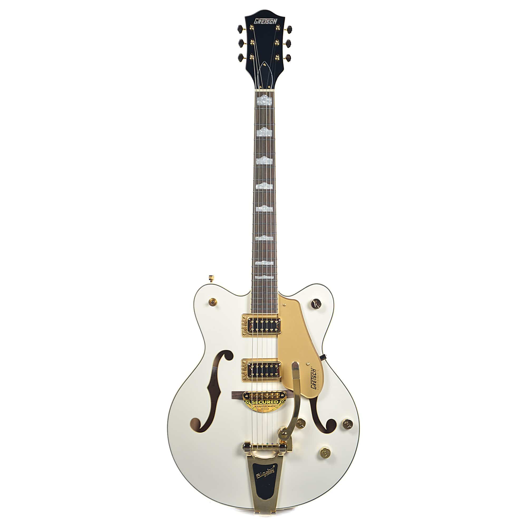 Gretsch G5422TG Electromatic Hollow Body with Bigsby Double-Cut Snowcrest White w/ Gold Hardware Electric Guitars / Hollow Body