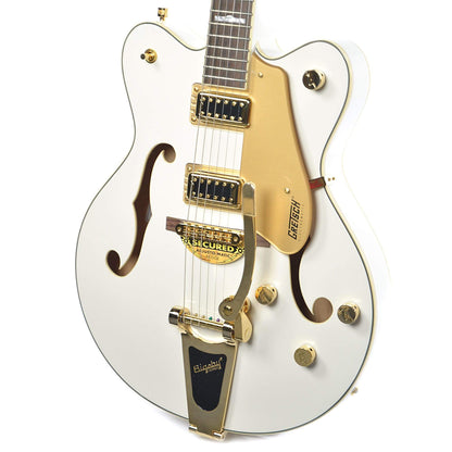 Gretsch G5422TG Electromatic Hollow Body with Bigsby Double-Cut Snowcrest White w/ Gold Hardware Electric Guitars / Hollow Body