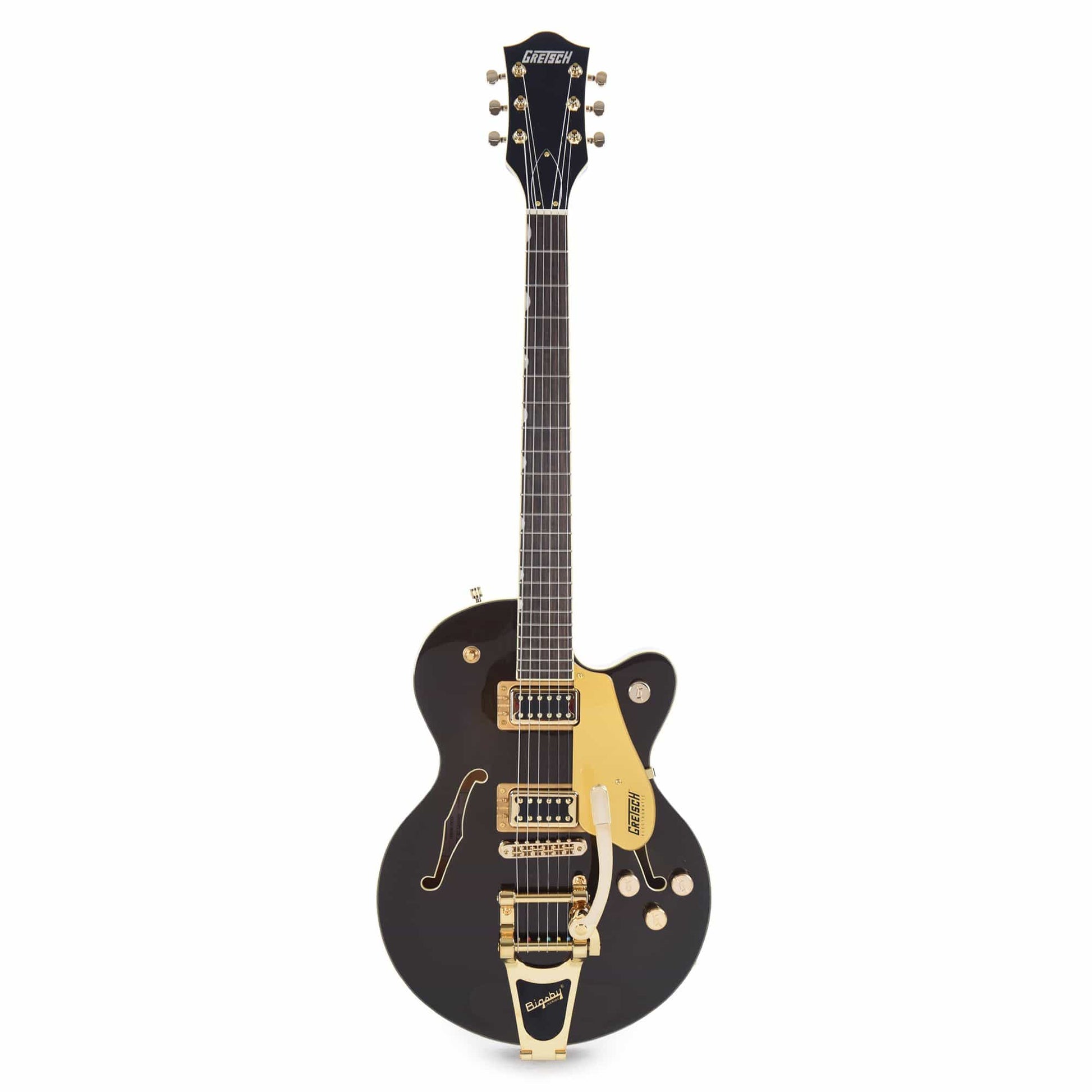 Gretsch G5655TG Electromatic Center Block Jr. Single-Cut Black Gold w/Bigsby & Gold Hardware Electric Guitars / Hollow Body