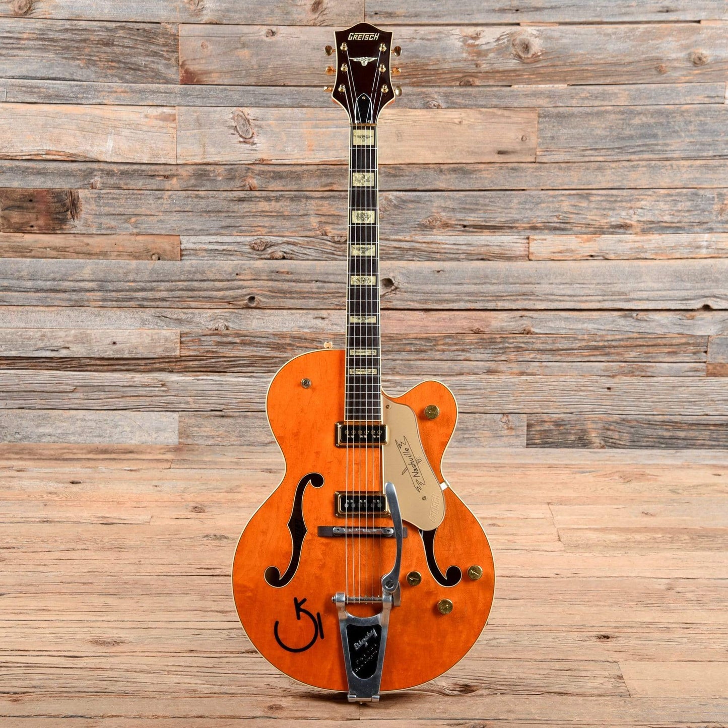 Gretsch G6120DSW Nashville Orange 2004 Electric Guitars / Hollow Body