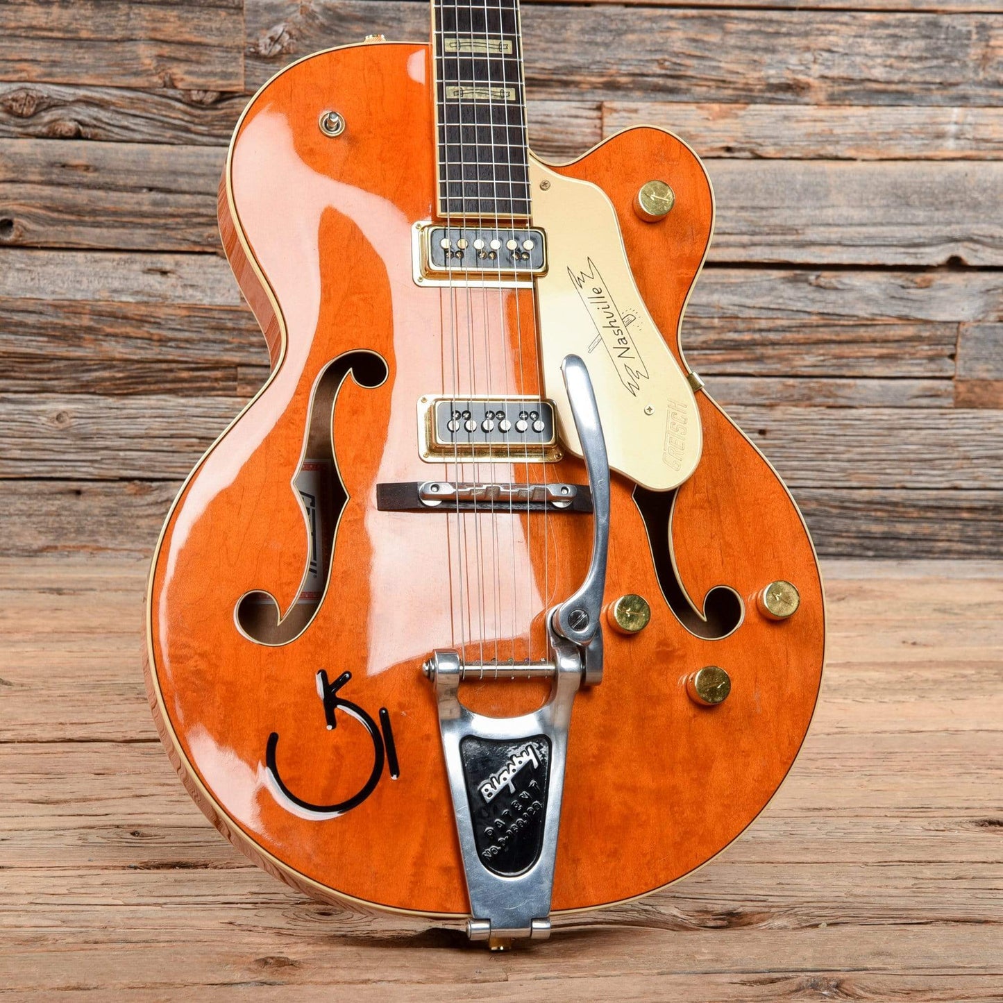 Gretsch G6120DSW Nashville Orange 2004 Electric Guitars / Hollow Body