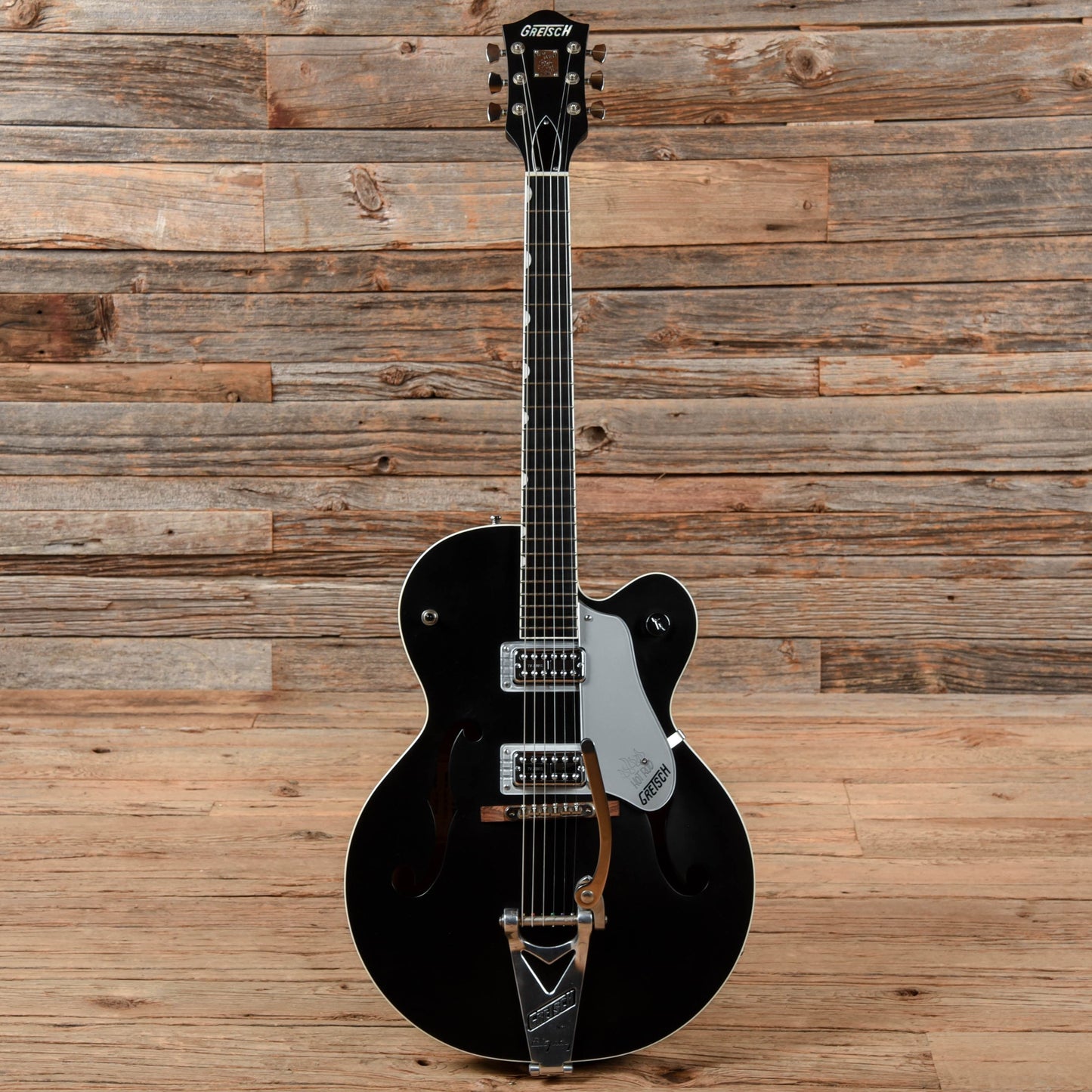 Gretsch G6120SHBKTV Setzer Hot Rod Flat Black 2012 Electric Guitars / Hollow Body