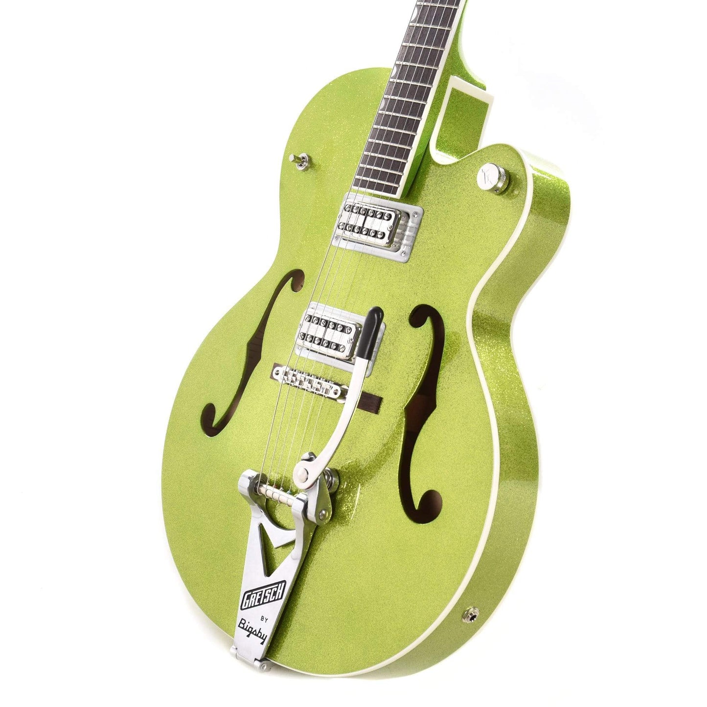 Gretsch G6120T-HR Brian Setzer Signature Hot Rod Hollow Body Extreme Coolant Green Sparkle Electric Guitars / Hollow Body