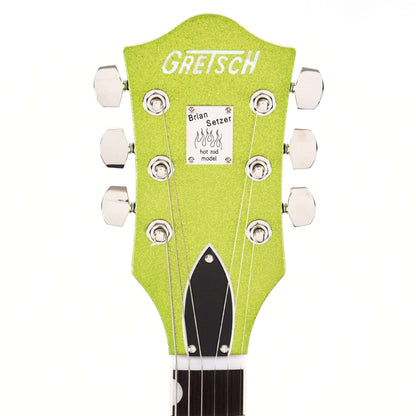 Gretsch G6120T-HR Brian Setzer Signature Hot Rod Hollow Body Extreme Coolant Green Sparkle Electric Guitars / Hollow Body