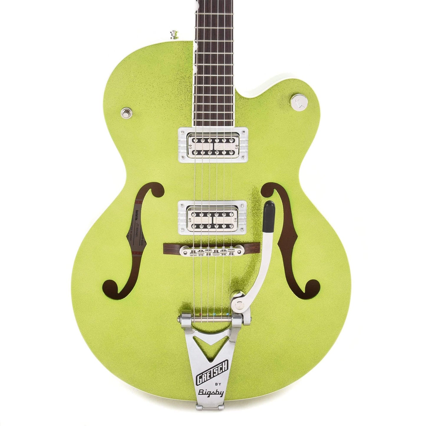 Gretsch G6120T-HR Brian Setzer Signature Hot Rod Hollow Body Extreme Coolant Green Sparkle Electric Guitars / Hollow Body