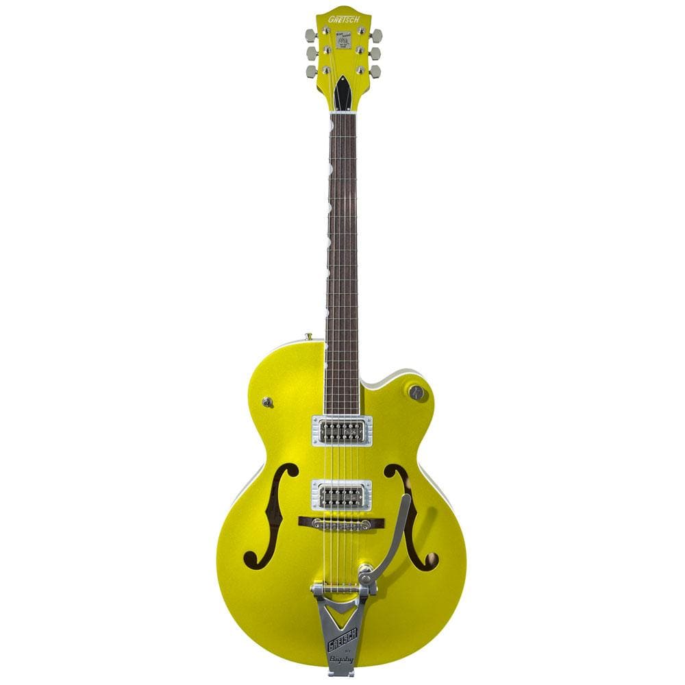 Gretsch G6120T-HR Brian Setzer Signature Hot Rod Hollow Body Lime Gold w/Bigsby Electric Guitars / Hollow Body