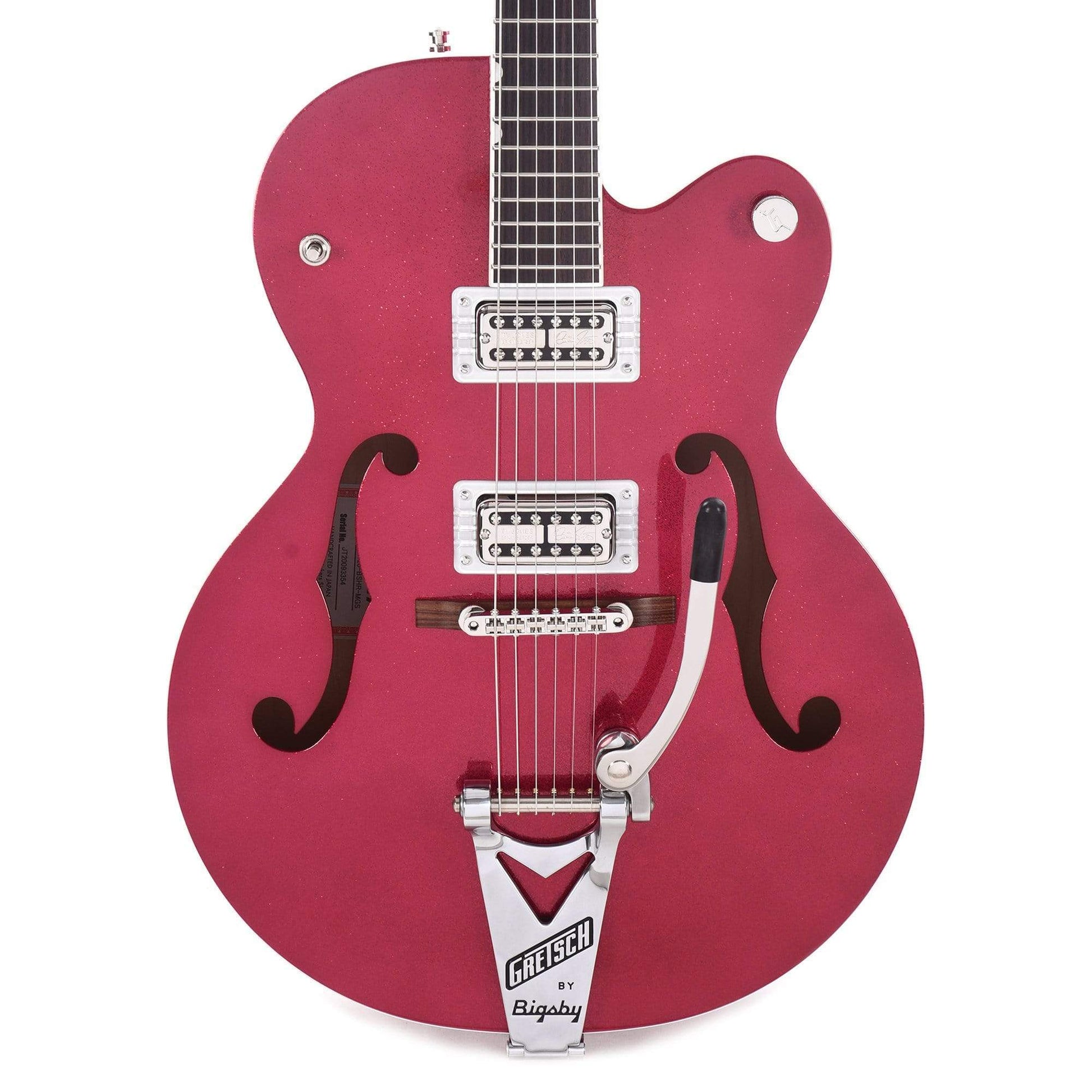 Gretsch G6120T-HR Brian Setzer Signature Hot Rod Hollow Body Magenta Sparkle w/Bigsby Electric Guitars / Hollow Body