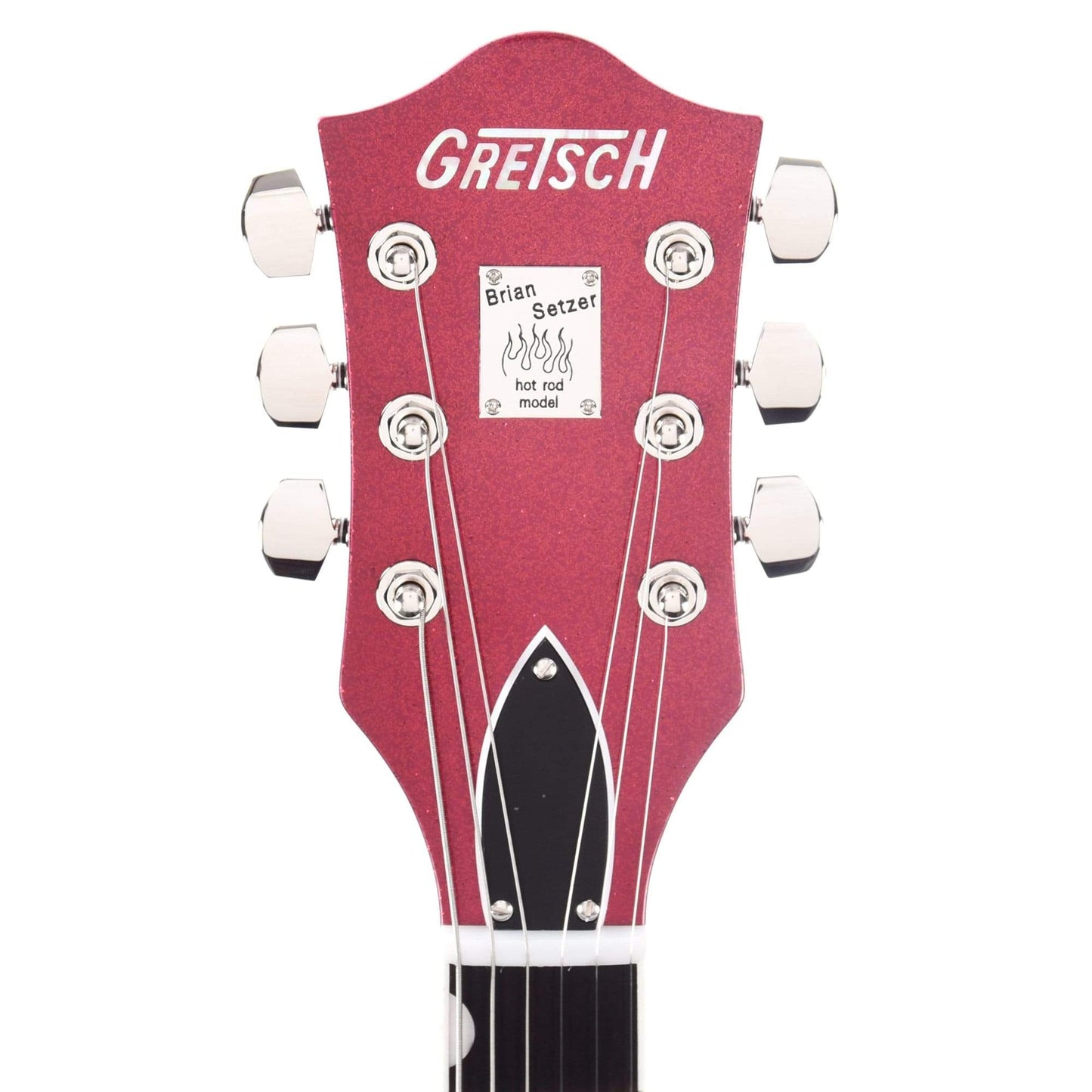 Gretsch G6120T-HR Brian Setzer Signature Hot Rod Hollow Body Magenta Sparkle w/Bigsby Electric Guitars / Hollow Body