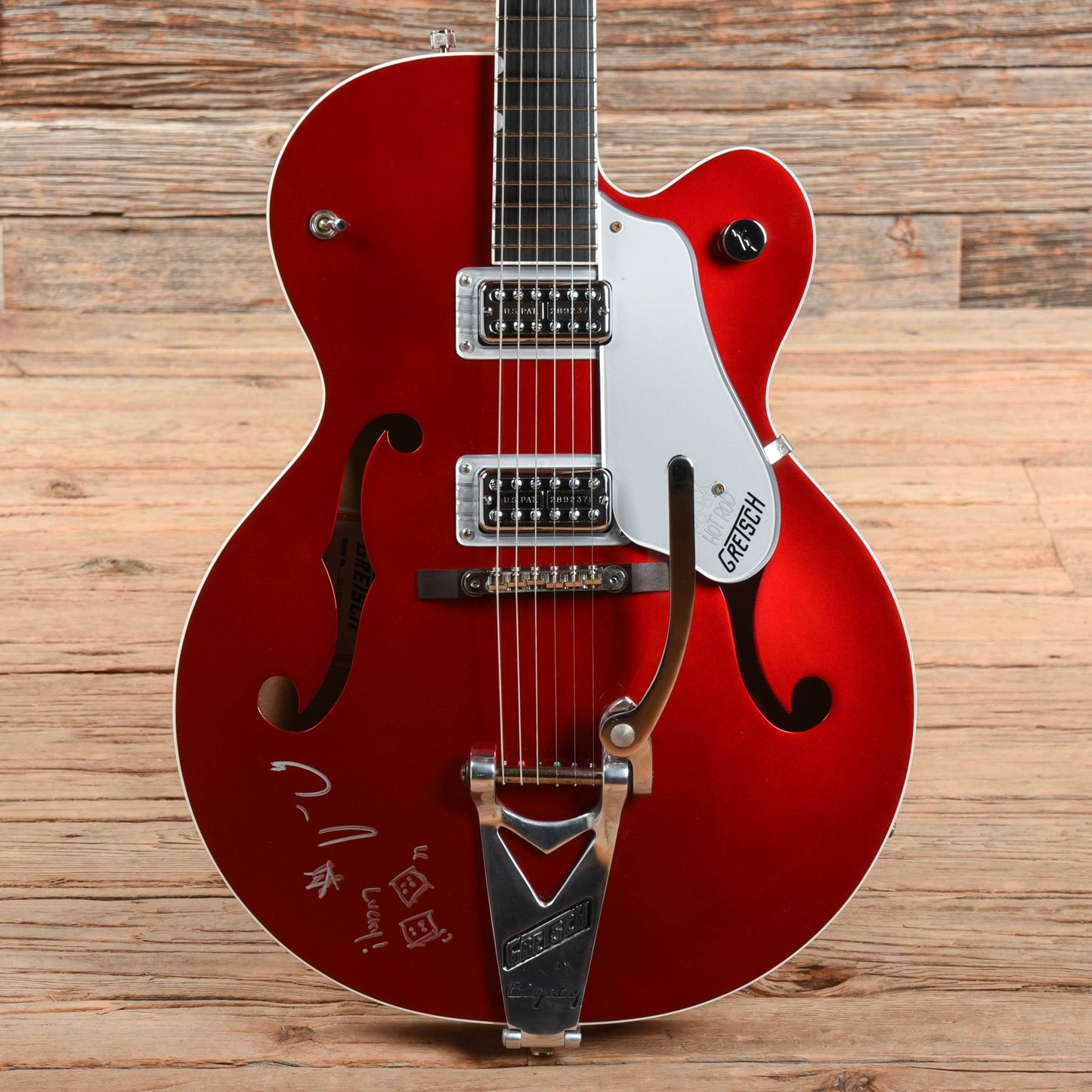 Gretsch G6120T-HR Brian Setzer Signature Hot Rod Red 2005 Electric Guitars / Hollow Body