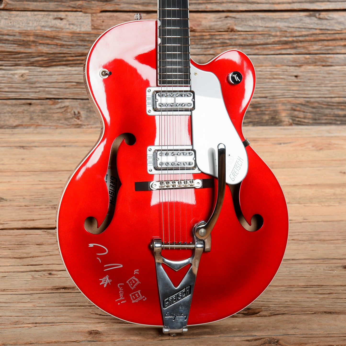 Gretsch G6120T-HR Brian Setzer Signature Hot Rod Red 2005 Electric Guitars / Hollow Body