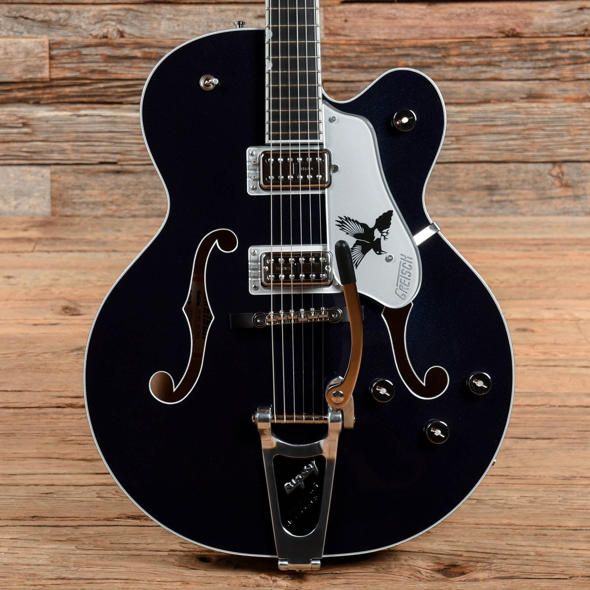 Gretsch G6136T-RR Rich Robinson Signature Falcon Raven's Breast Blue 2021 Electric Guitars / Hollow Body