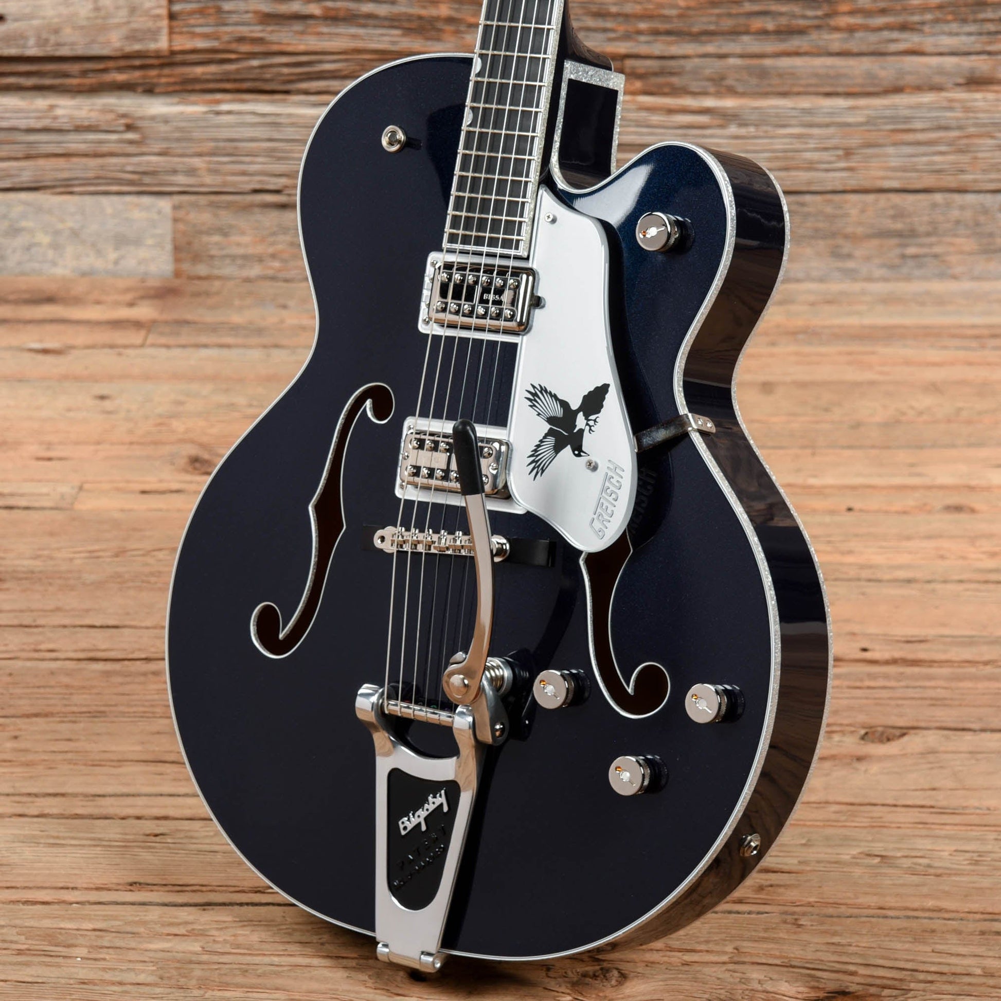 Gretsch G6136T-RR Rich Robinson Signature Falcon Raven's Breast Blue 2021 Electric Guitars / Hollow Body