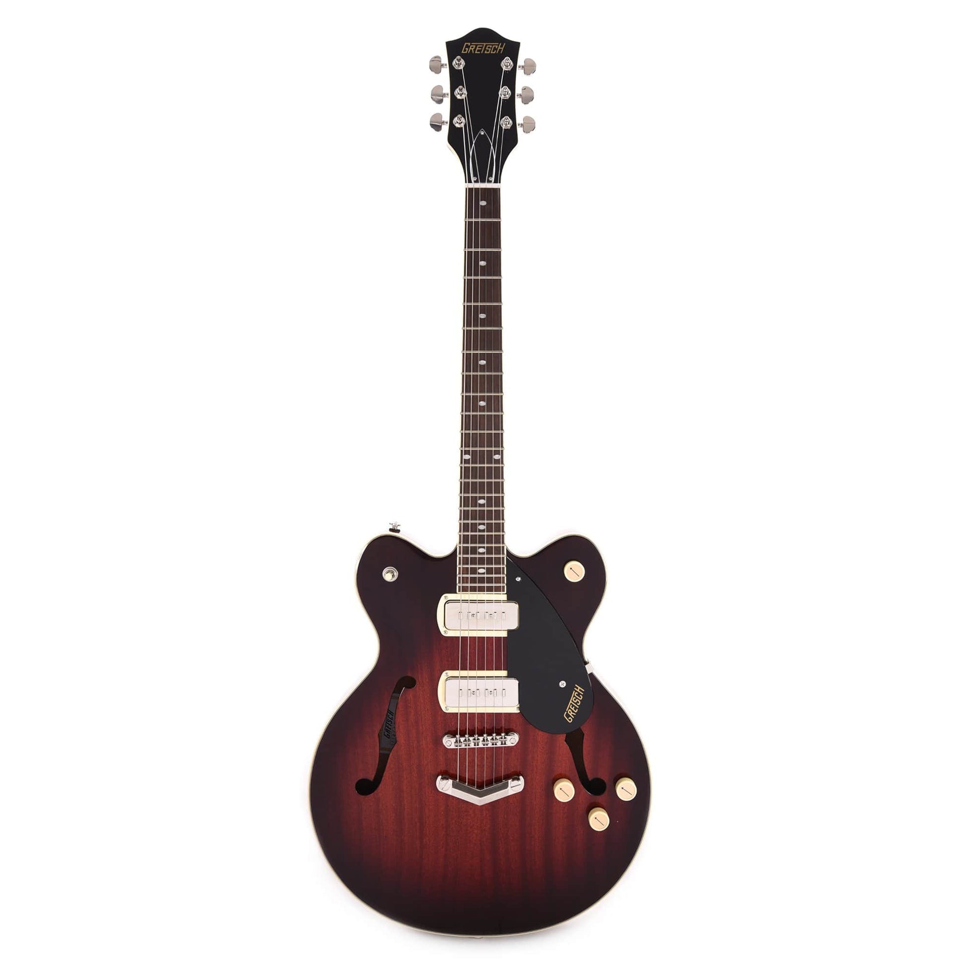 Gretsch G2622-P90 Streamliner Center Block Double-Cut P90 Claret Burst w/V-Stoptail Electric Guitars / Semi-Hollow